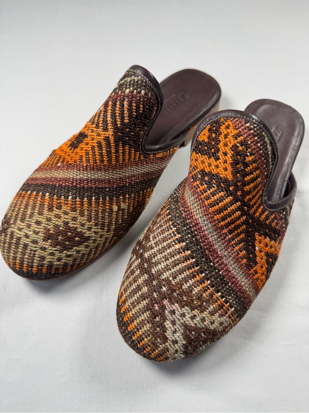Zuma Imports Moroccan Woven Mule Slides Mens 10 EU 44